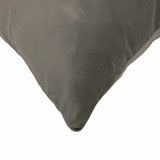 Cushion with Pillow HEERLEN 6 pcs Light Grey Velvet 926441