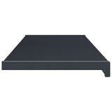 Window Sill Anthracite with wood grain 120 x 35 x 4.5 cm PVC 42046971