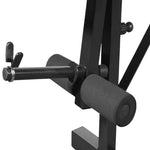 Weight Bench with Weight Rack, Barbell and Dumbbell Set 60.5kg 275363