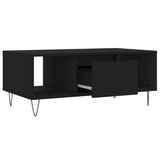 Coffee Table Black 90x50x36.5 cm Engineered Wood 830589