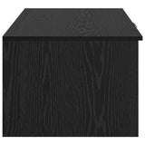 Coffee Table Black Oak 102 x 50 x 36cm Engineered Wood 880521