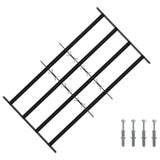 Security Grille for Windows with 4 Crossbars 3 pcs 63-114 cm 42031289