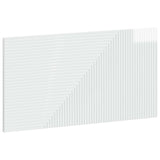 Wall-Mounted Headboard HAARLEM High Gloss White Engineered Wood 896979