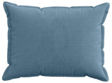 Cushion Cover 6 pcs HOUTEN Blue 80 x 80 cm Corduroy 921650