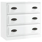 Sideboards 2 pcs High Gloss White Engineered Wood 3185241