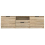 ZNTS TV Cabinet Sonoma Oak 140x35x40 cm Engineered Wood 811451