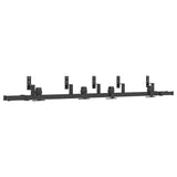 Sliding Door Hardware Kit 200 cm Steel Black 3295730