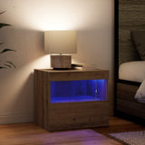 Bedside Cabinet with Drawer 2 pcs Artisan Oak 50 x 40 x 45 cm 862183