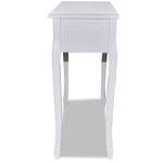 ZNTS Dressing Console Table with Three Drawers White 241143