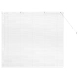 Venetian Blinds Height Adjustable White 130 x 140 cm Aluminium 42005980