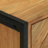 Sideboard Brown 50 x 35 x 75 cm Solid Acacia wood 374110