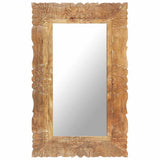 321636 Mirror 80x50 cm Solid Mango Wood