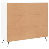 Sideboard White 90x34x80 cm Engineered Wood 828076