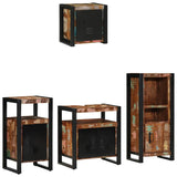 Bathroom Furniture Set 4 pcs Multicolour Solid Reclaimed Wood 3305639