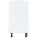 Oven Cabinet Kalmar White Engineered Wood 853517