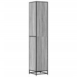 Bathroom Cabinet Grey Sonoma 35x37.5x188.5 cm Engineered Wood and Metal 3300883