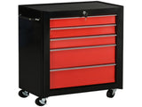 5-Drawer Tool Chest, Lockable Steel Tool Storage Cabinet with Wheels and Handle Tool Box for Garage, T3398P344243