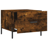 Coffee Tables 2 pcs Smoked Oak 50x50x40 cm Engineered Wood 829423