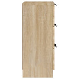 Sideboard Sonoma Oak 30x30x70 cm Engineered Wood 811157