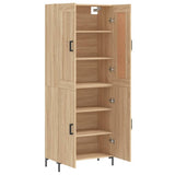 Highboard Sonoma Oak 69.5x34x180 cm Engineered Wood 3199556