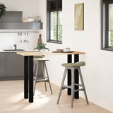 Bar Table Legs 4 pcs Black 90-92 cm Steel 4012472