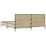 Bed Frame without Mattress Sonoma Oak 180x200 cm Super King 3280013