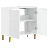 Bathroom Sink Cabinet ARNHEM High Gloss White 896569