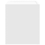 ZNTS Wall-mounted Bedside Cabinet White 45x30x35 cm 848325