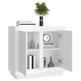 Sideboard White 80x34x75 cm Engineered Wood 819884