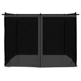 Gazebo with Mesh Walls Anthracite 3x3 m Steel 4003909