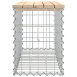 Garden Bench Gabion Design 83x31.5x42 cm Solid Wood Pine 834347