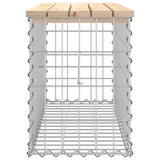 Garden Bench Gabion Design 83x31.5x42 cm Solid Wood Pine 834347