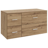Bathroom Furniture Set 2 pcs Artisan Oak Engineered Wood 3404023