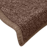Stair Mats 30 pcs 65x24x4 cm Brown Half Round Large 3365760