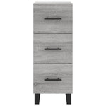 Highboard Grey Sonoma 34.5x34x180 cm Engineered Wood 3198879