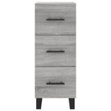 Highboard Grey Sonoma 34.5x34x180 cm Engineered Wood 3198879