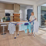 ZNTS Leifheit Drying Rack Pegasus 200 Solid Deluxe Mobile 440305