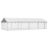 Outdoor Dog Kennel with Roof 600x200x150 cm 171500