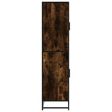 Highboard Smoked Oak 68x35x139 cm Engineered Wood 3300832