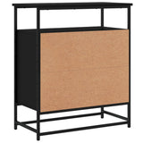 Sideboard Black 69x35x80 cm Engineered Wood 835544