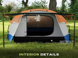 Two Man Two-Room Tent, with Porch and Accessories - Orange T3398P552671