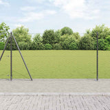 Welded Wire Fence with Concrete Base 50 x 1.2 m 3353700