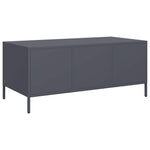 ZNTS Coffee Table Anthracite 101.5x50x43.5 cm Cold-rolled Steel 851270