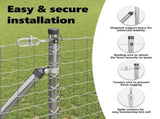 Ground Spike Fence Post 26 pcs Silver Powder-Coated Steel 3350209