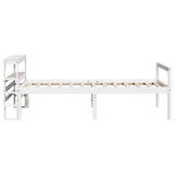 Senior Bed with Headboard without Mattress White 90x200 cm 3305860