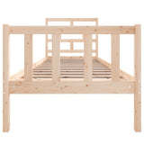 Bed Frame without Mattress Solid Wood Pine Small Single 3101308