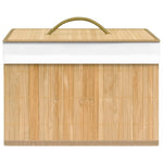 ZNTS Bamboo Storage Boxes 4 pcs 320765