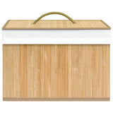 ZNTS Bamboo Storage Boxes 4 pcs 320765