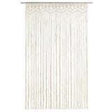 323976 Macrame Curtain 140x240 cm Cotton