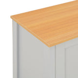 283740 TV Cabinet Grey 120x39x58 cm